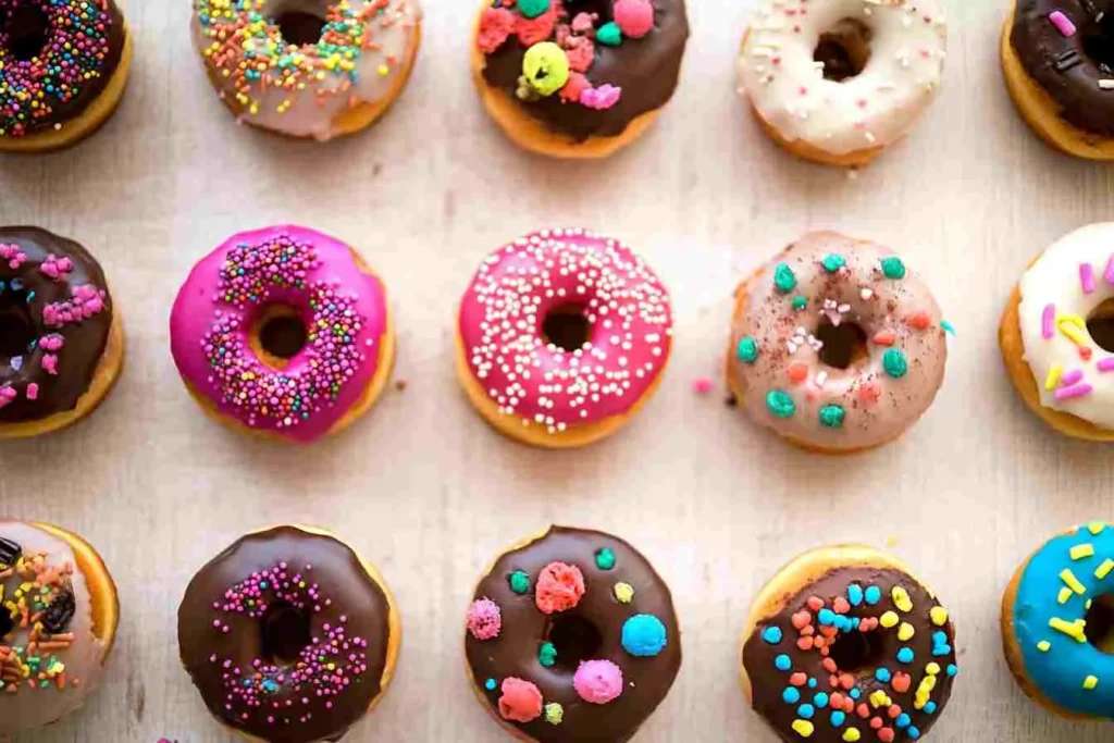 These adorable mini donut cakes are perfect for party guests to enjoy a fun, flavorful treat. Customize with frosting, sprinkles, and toppings for any occasion.