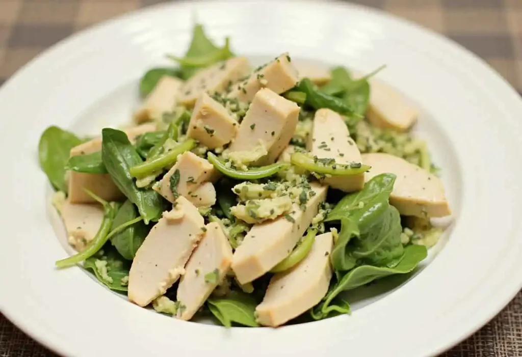 Tarragon Chicken Salad with tender chicken, creamy tarragon dressing, and fresh herbs