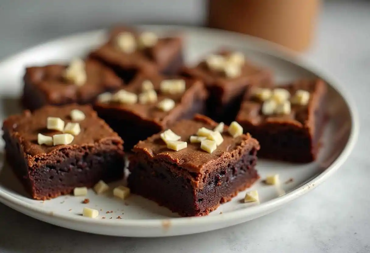 Healthy and fudgy cottage cheese brownies, a lighter version of traditional brownies.